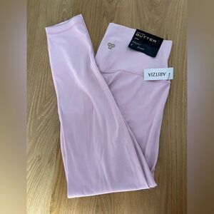 Aritzia Golden Butter Light Pink High-Rise Cheeky Leggings